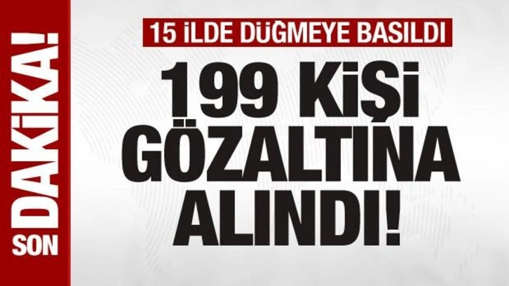 15 ilde büyük uyuşturucu operasyonu: Onlarca gözaltı!