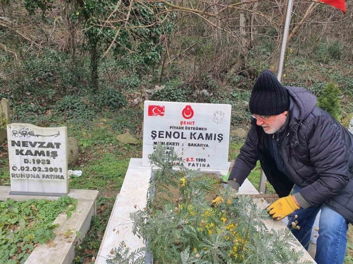 34 yıl önce şehit olan arkadaşlarını yad etmek için kilometrelerce yol kat ettiler