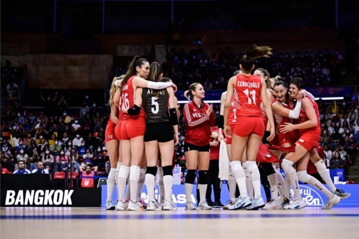 A Milli Kadın Voleybol Takımı Milletler Ligi’nde çeyrek finalde