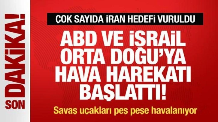 ABD Orta Doğu'da hava harekatı başlattı! Çok sayıda İran hedefi vuruldu