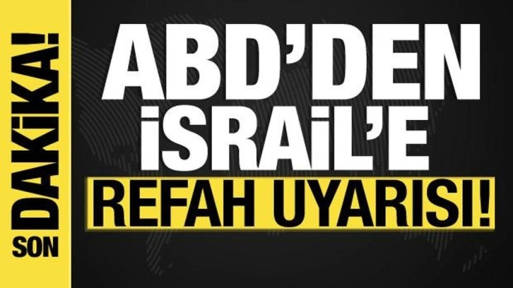 ABD'den İsrail'e 