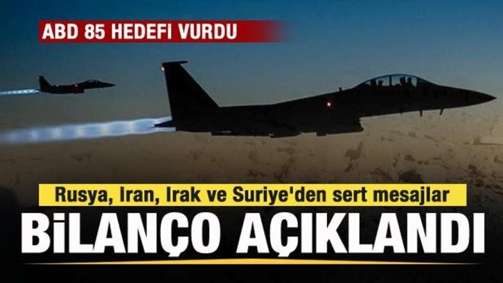 ABD'den misilleme saldırısı! Rusya, İran, Irak ve Suriye'den açıklama! Bilanço duyuruldu!