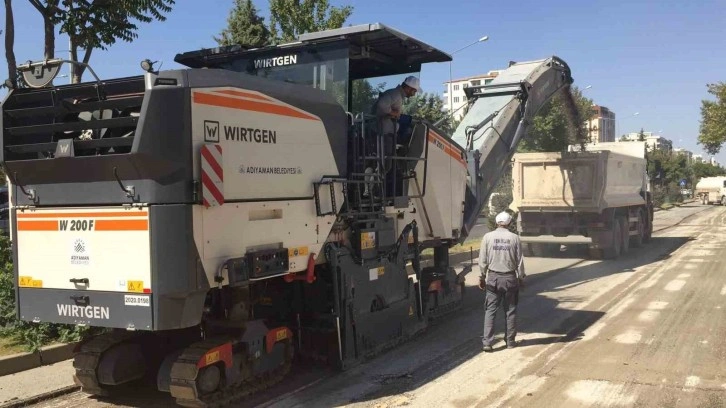 Adıyaman Belediyesinden asfaltlama öncesi hazırlık