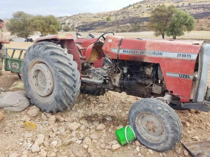 Adıyaman’da traktör devrildi: 1 ölü