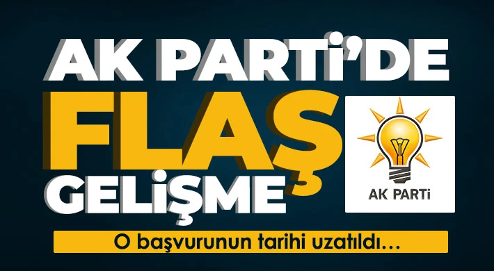 AK Parti’de meclis üyeliği başvurusu 5 Ocak 2024 tarihine kadar uzatıldı.