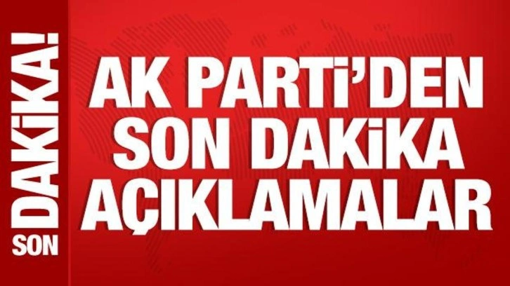 AK Parti Sözcüsü Çelik açıklama yapıyor