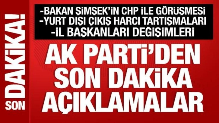 AK Parti Sözcüsü Çelik'ten önemli açıklamalar