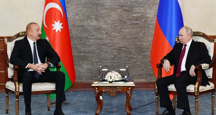 Aliyev ve Putin Bişkek’te bir araya geldi