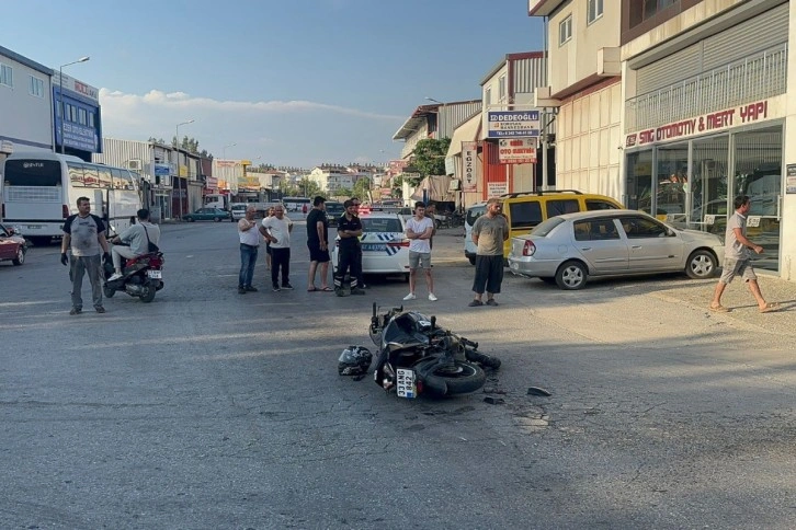 Antalya'da kaskı sayesinde ölümden döndü