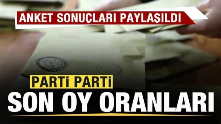 ASAL son anketi paylaştı: AK Parti, CHP, MHP, İYİ Parti ve Yeniden Refah'ın oy oranları