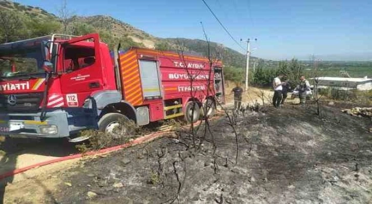 Aydın Büyükşehir Belediyesi İtfaiyesi’nin hızlı müdahalesi faciayı önledi