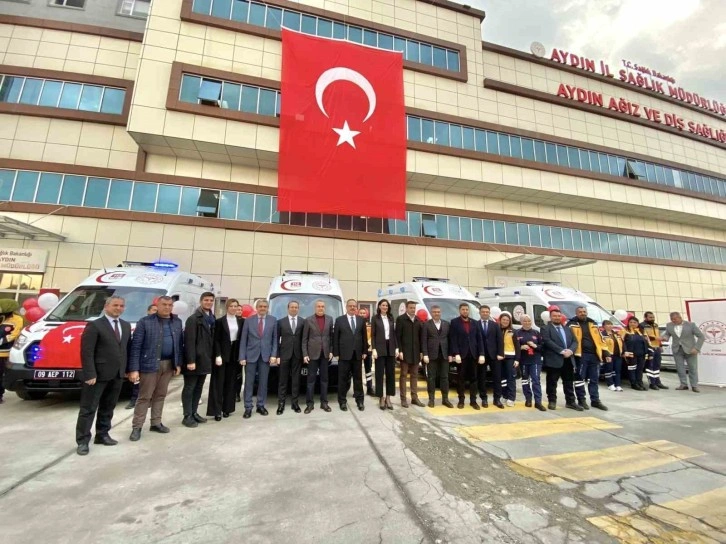 Aydın’ın ambulans filosu güçlendi