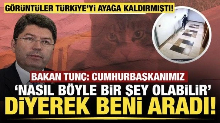 Bakan Tunç: Cumhurbaşkanımız kedi Eros için beni aradı