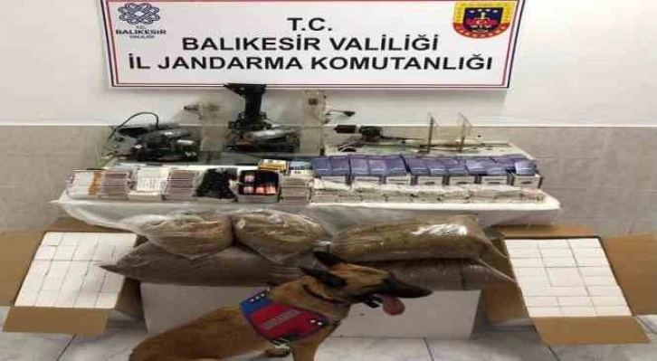 Balıkesir’de 2 şahsa kaçak tütün operasyonu