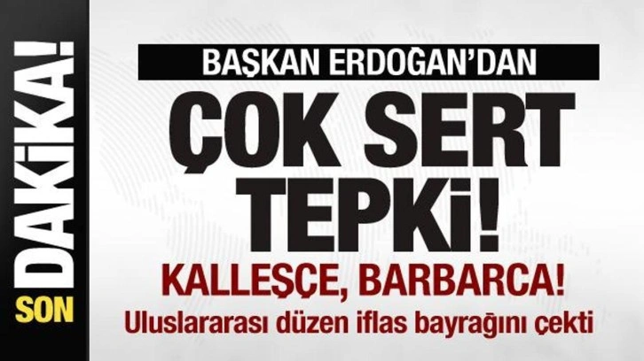 Başkan Erdoğan dünyaya seslendi: Uluslararası düzen iflas bayrağını çekti