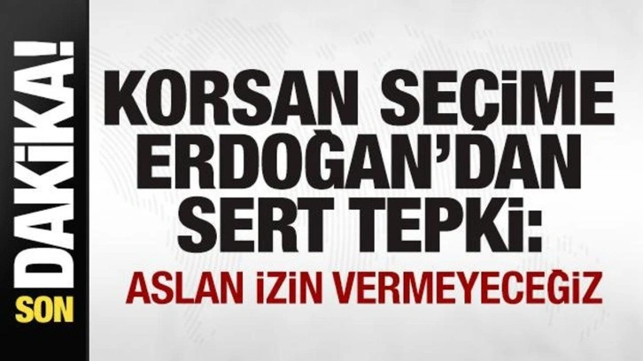 Başkan Erdoğan'dan sözde seçim hazırlıklarına tepki: Asla izin vermeyeceğiz