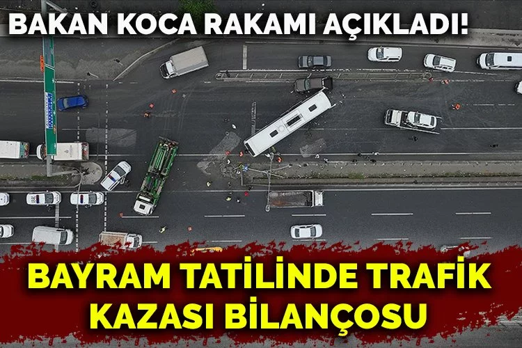 Bayram tatilinde trafik kazası bilançosu