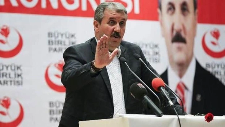 BBP Genel Başkanı Destici, Hamas heyetiyle görüştü