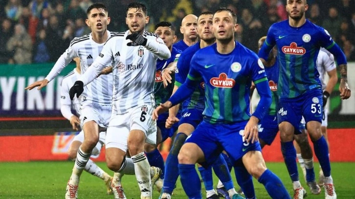 Beşiktaş'ta, Rizespor karşısında 5 eksik!