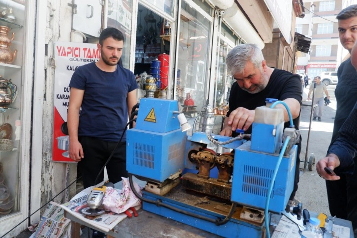 Bıçak bileyicilerde bayram yoğunluğu