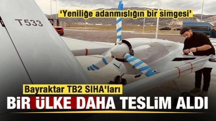 Bir ülke daha TB2 SİHA'ları teslim aldı! Bakandan açıklama: Adanmışlığın bir simgesi