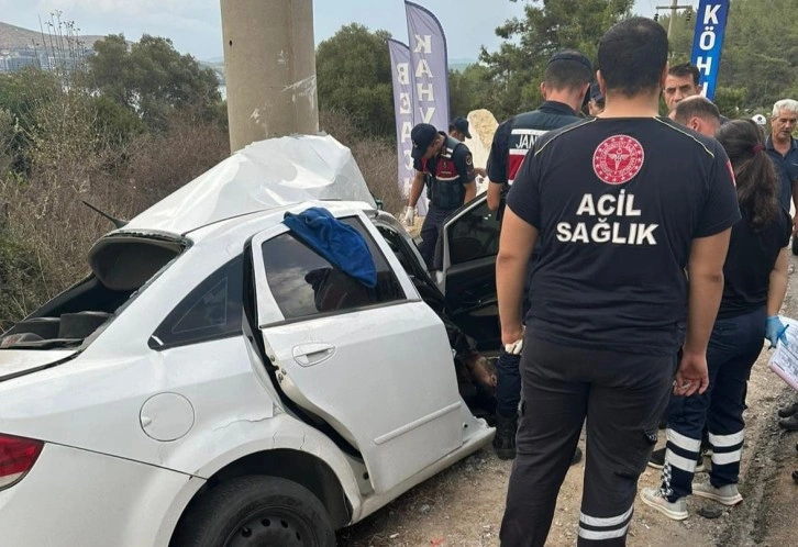 Bodrum’da trafik kazası: 1 ölü