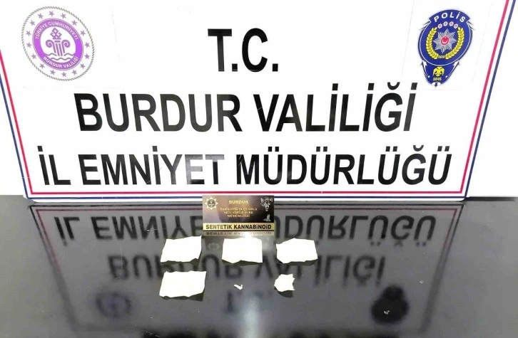 Burdur Emniyeti’nin uyuşturucu operasyonunda 1 şahıs tutuklandı