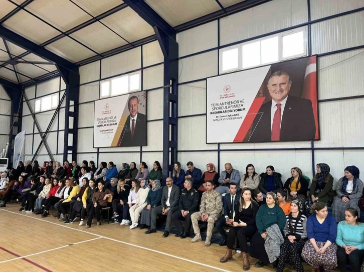 Çukurca’daki sportif etkinliklere kadınlardan yoğun ilgi