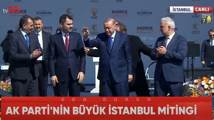 Cumhurbaşkanı Erdoğan Büyük İstanbul Mitingi'nde konuşuyor