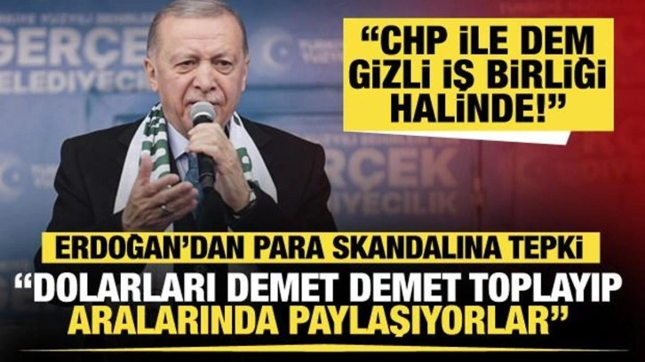 Cumhurbaşkanı Erdoğan: CHP-DEM gizli işbirliği halinde