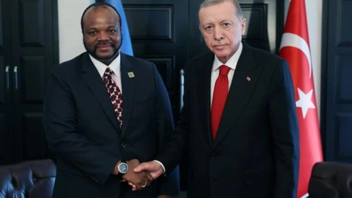 Cumhurbaşkanı Erdoğan, Cibuti Cumhurbaşkanı Guelleh ile görüştü