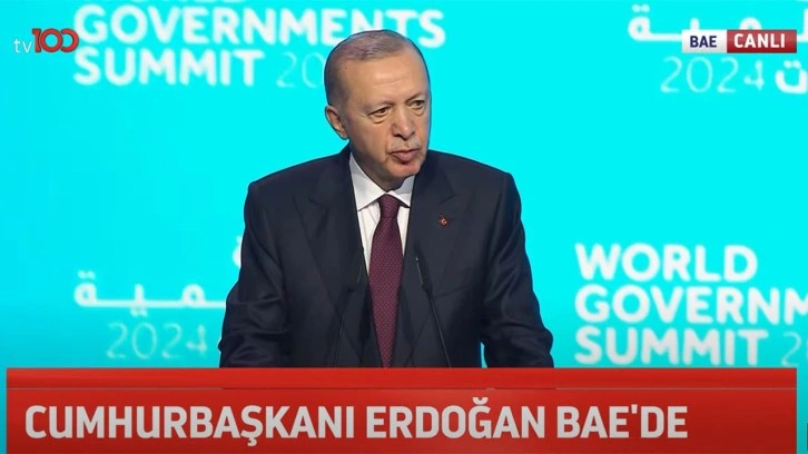 Cumhurbaşkanı Erdoğan Dünya Hükûmetler Zirvesi'nde konuşuyor