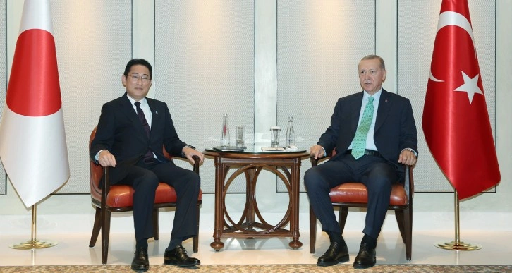 Cumhurbaşkanı Erdoğan, Japonya Başbakanı Kishida ile görüştü