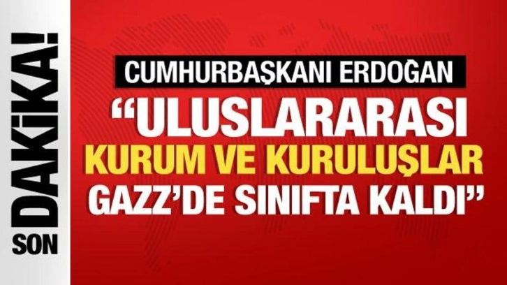 Cumhurbaşkanı Erdoğan'dan önemli açıklamalar