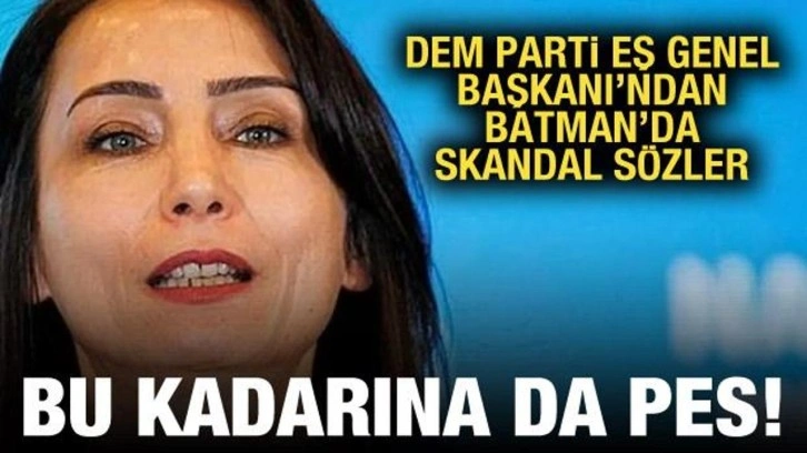 DEM Parti Eş Genel Başkanı'ndan skandal Kürdistan sözleri