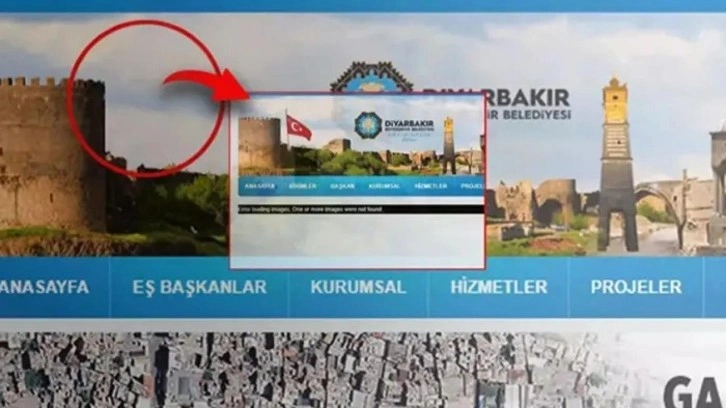 Diyarbakır Belediyesi'nde bir skandal daha: Web sitesinden Türk bayrağı kaldırıldı