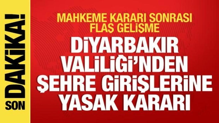 Diyarbakır Valiliği'nden 