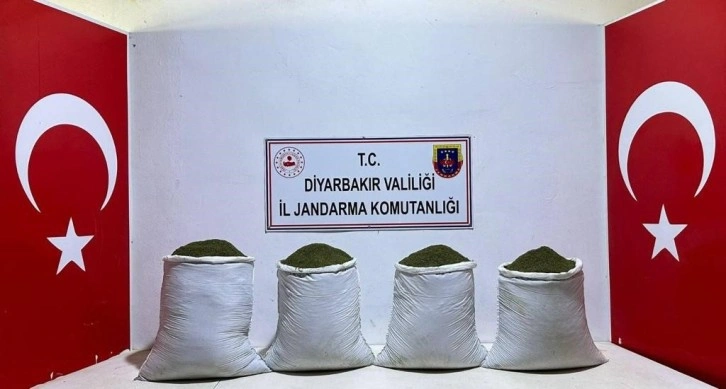 Diyarbakır’da 117 kilo esrar ele geçirildi