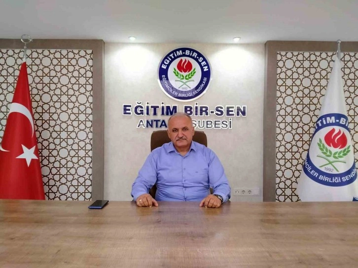 Eğitim Bir Sen Antalya Şube Başkanı Miran: 