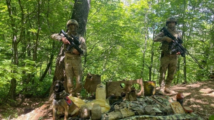 Elazığ'da PKK'ya ait sığınak imha edildi