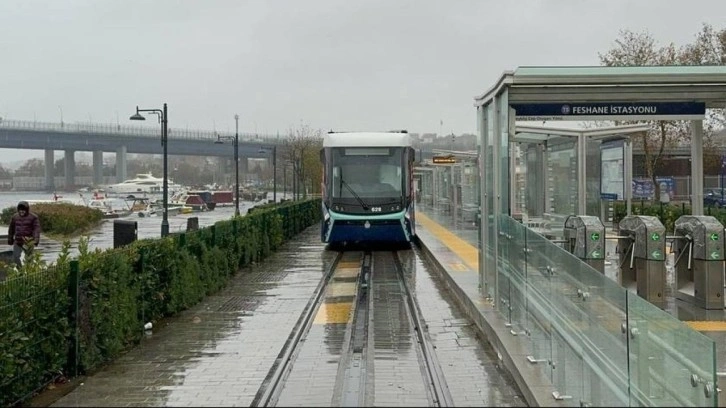 Eminönü-Alibeyköy  tramvayında arıza