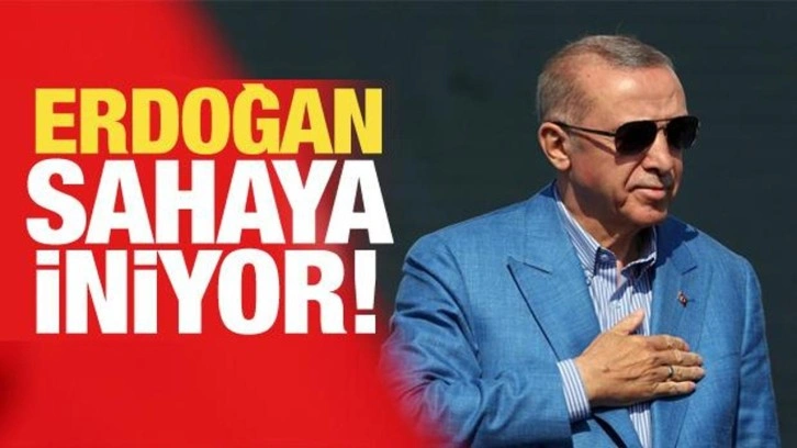 Erdoğan sahaya iniyor! 50 ilde miting