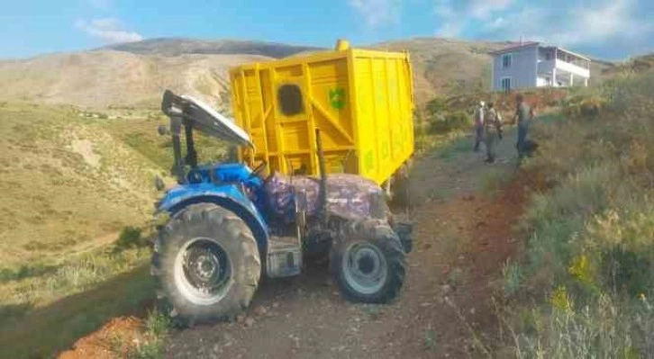 Erzincan’da traktör kazası: 1 ölü 1 yaralı