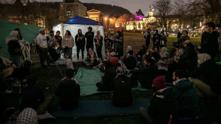 Filistin protestoları yayılıyor! Kanada'ya da sıçradı