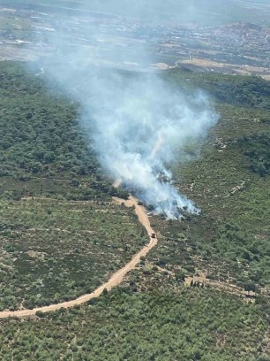 Foça’daki orman yangını kontrol altında