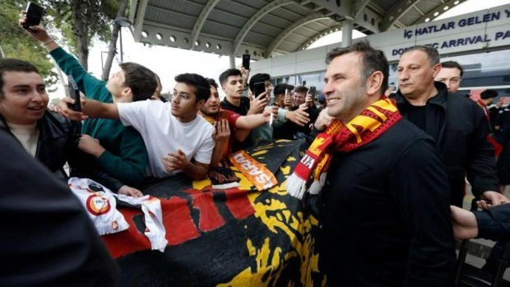 Galatasaray kamp için Antalya'ya geldi