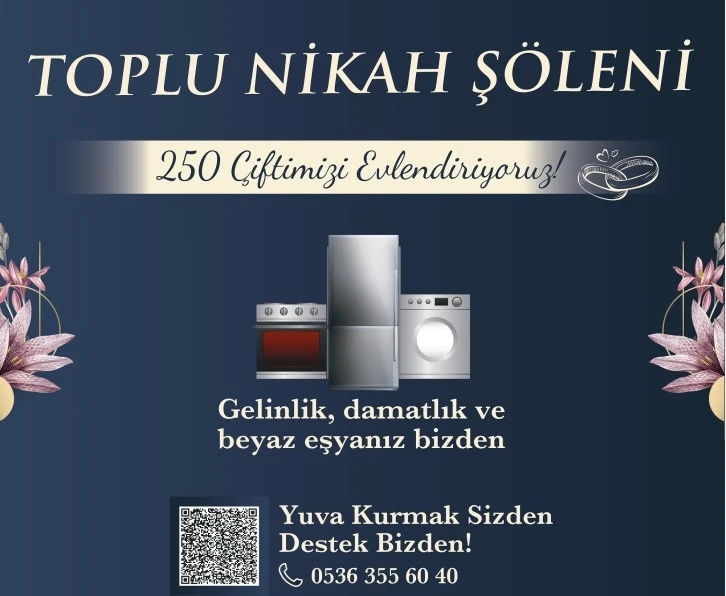 GAZİANTEP BÜYÜKŞEHİR’DEN TOPLU NİKAH ŞÖLENİ