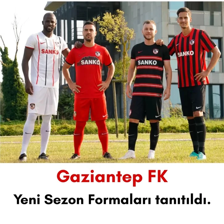 Gaziantep FK, yeni Sezon formalarını tanıttı.