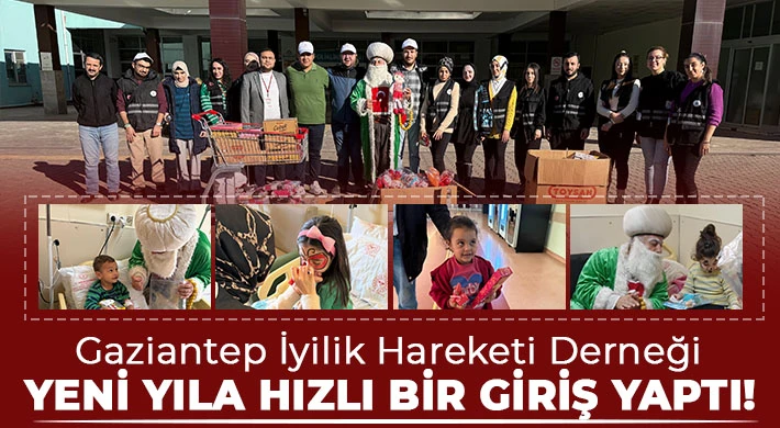 Gaziantep İyilik Hareketi Derneği yeni yıla hızlı bir giriş yaptı!