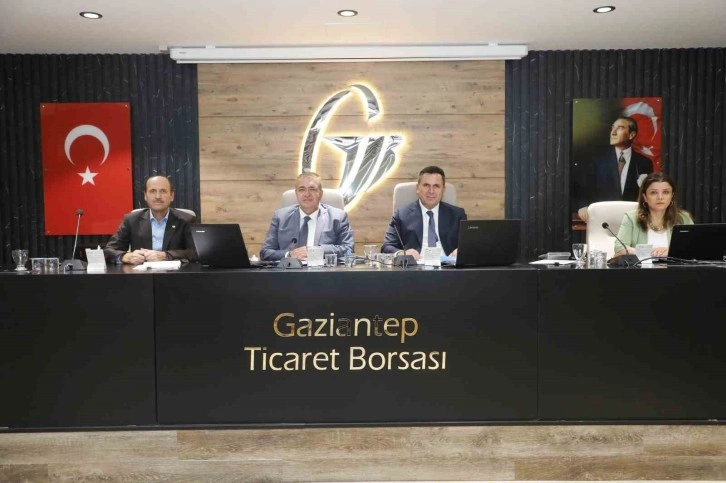 Gaziantep Ticaret Borsası eylül ayı meclis toplantısı yapıldı